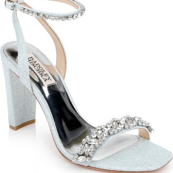 NEW Badgley Mischka Tasmine Women's Shoes Soft Blush Ankle Strap Sandal - Picture 7 of 7